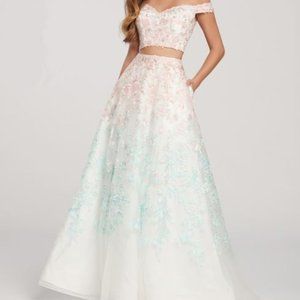 NEW Ellie Wilde 2-Pc Gorgeous Prom Dress